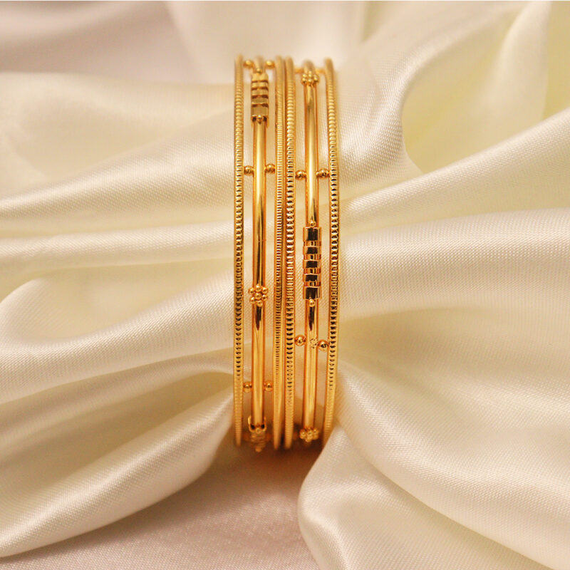 Golden Grace Bangle Set