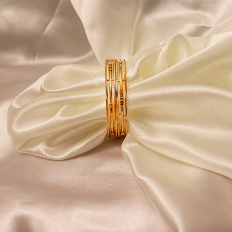Golden Grace Bangle Set - Image 2
