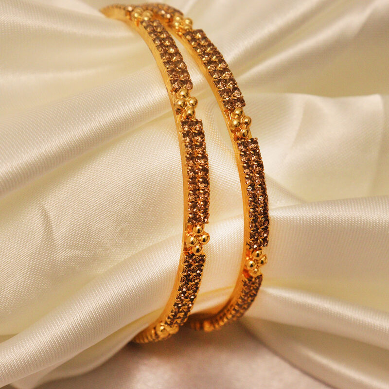 Sparkling Stone Bangle Set