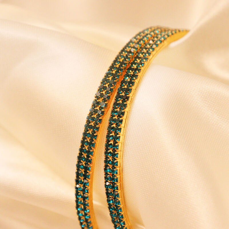 Blue Sparkle Bangle Set - Image 2