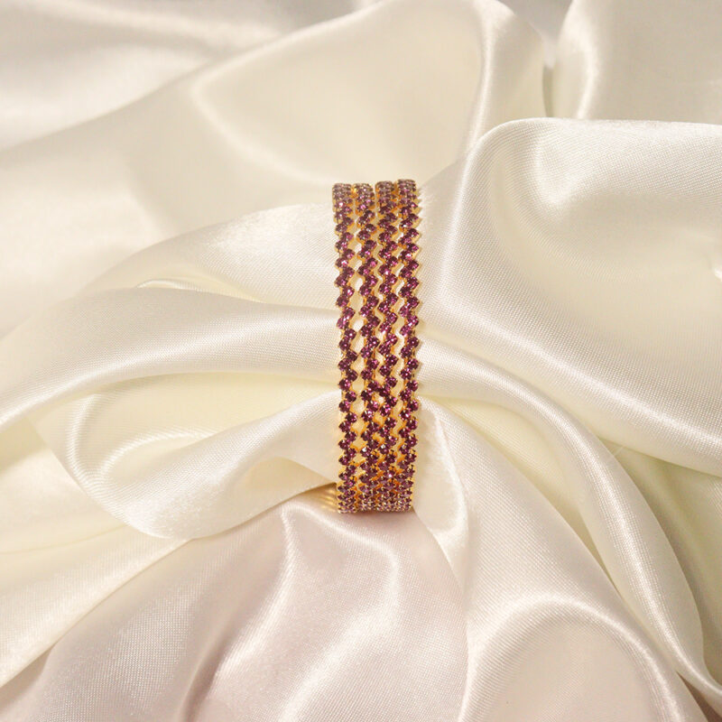 Radiant Rose Bangle Set - Image 2