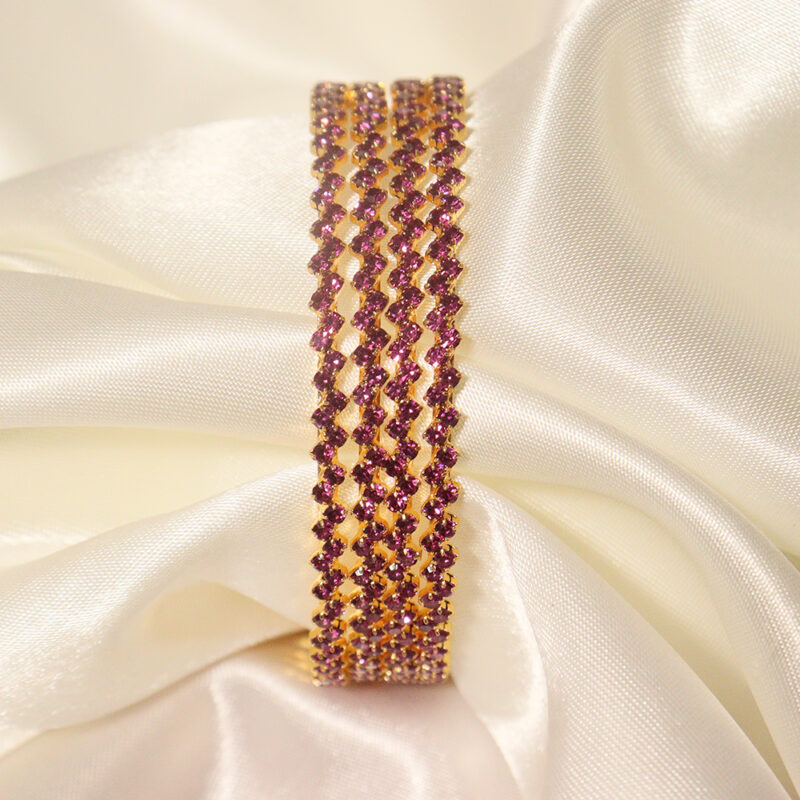Radiant Rose Bangle Set