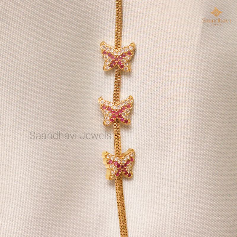 Sparkling Butterfly Mugappu