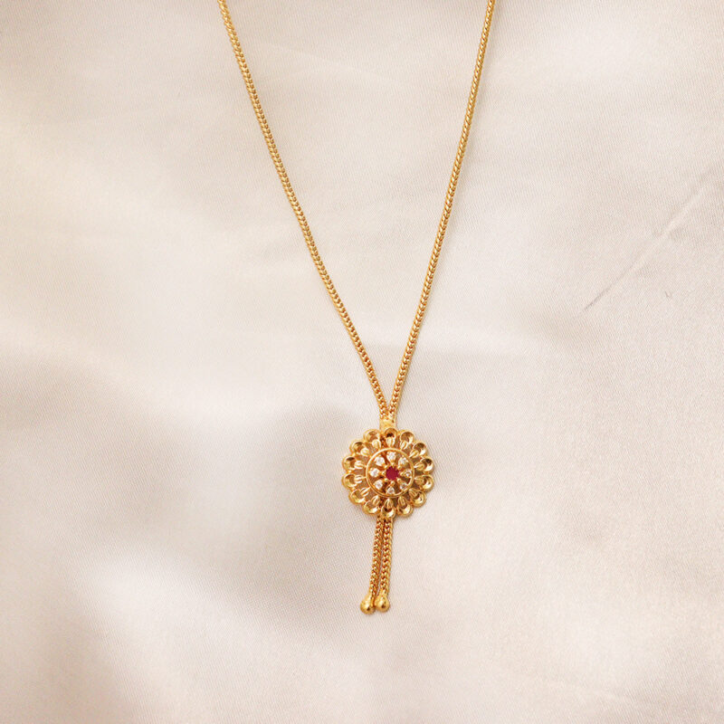 Sparkling Gemstone Pendant - Image 2