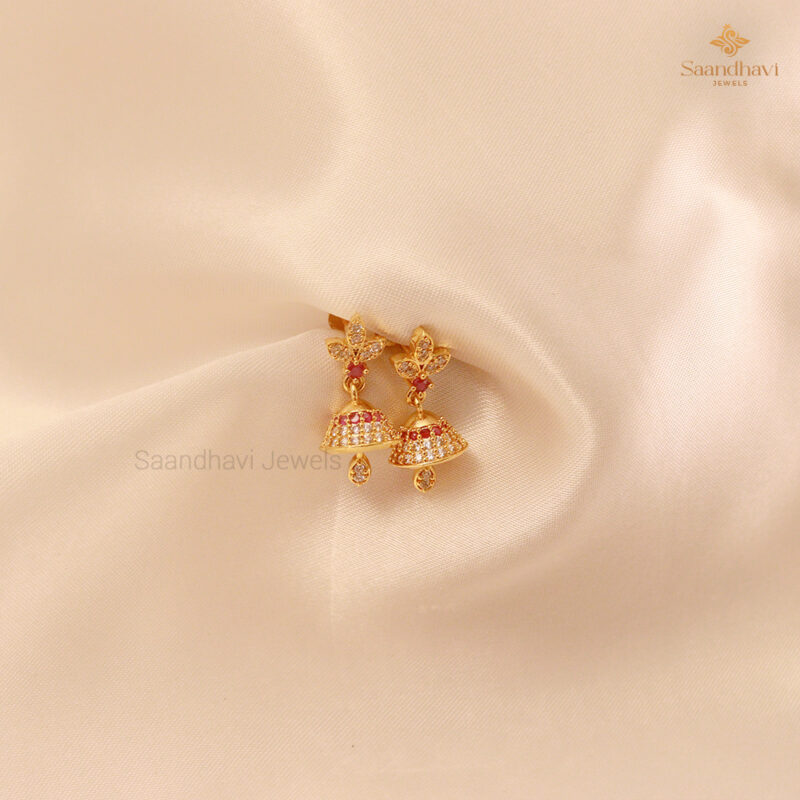Petal Jhumki Drops - Image 3
