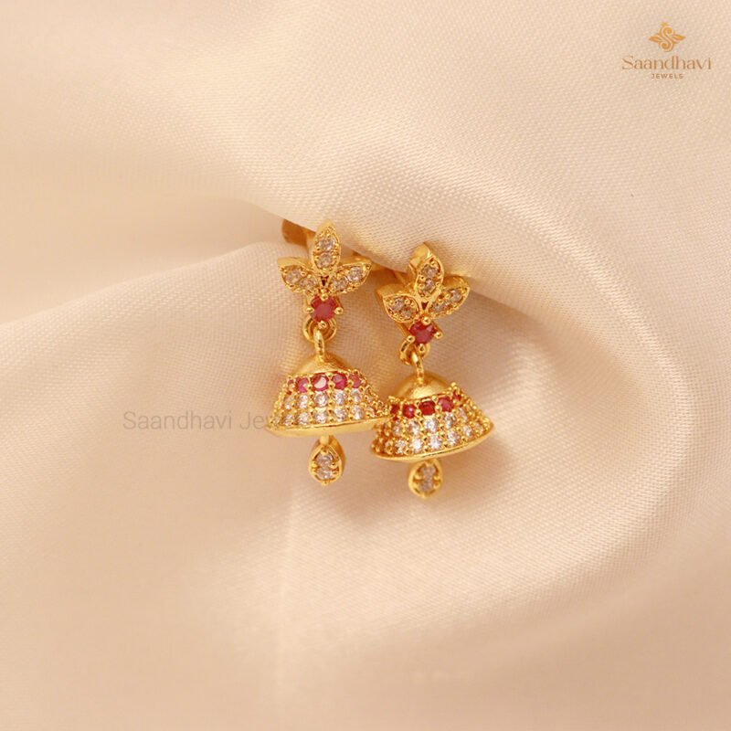 Petal Jhumki Drops - Image 2